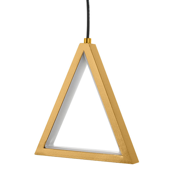 Metalowa lampa zwisowa Acustica MSE010100331 Moosee LED 13W 3000K złota