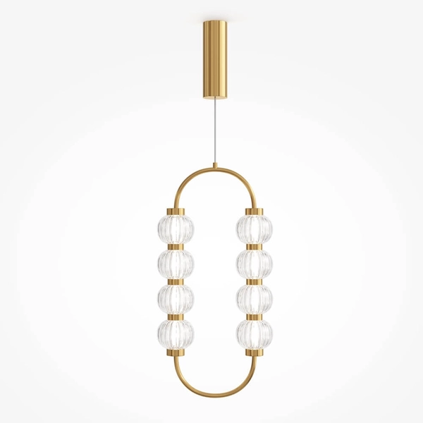 Lampa zwieszana Amulet MOD555PL-L11G3K LED 16W 3000K złoty przezroczysty