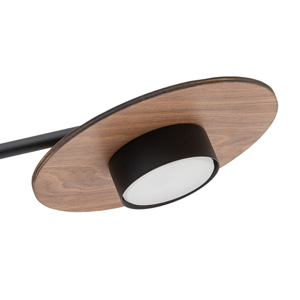 Nowoczesna lampa ścienna Disk 7645 metalowy kinkiet do salonu