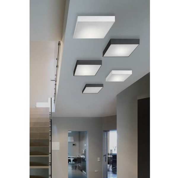 Ledowy plafon salonowy Monza AZ2271 czarny LED 20W metalowy