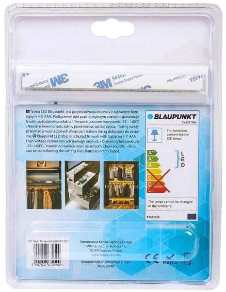 Taśma LED z czujnikiem ruchu Blaupunkt CABSETNW 4000K