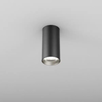 Nasufitowa lampa downlight czarny PET LED 8W barwa ciepła tuba do salonu IP65 47029-M930-F3-PH-12