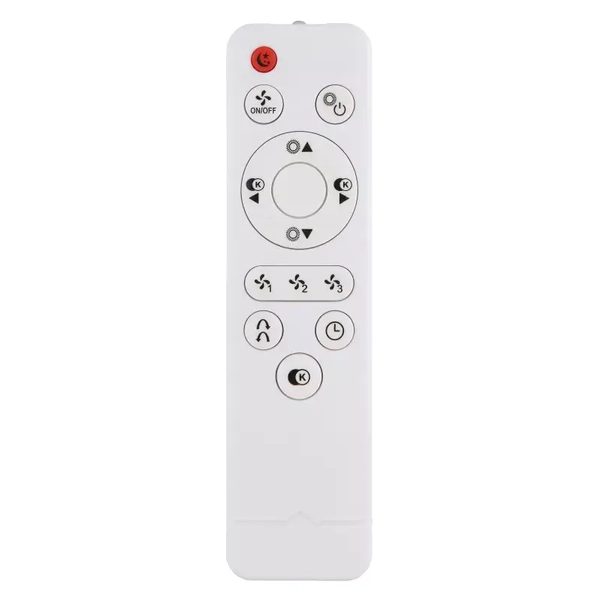 Okrągły lampowentylator GATIAN 3651 Globo LED 30W 2700-6500K czarny biały