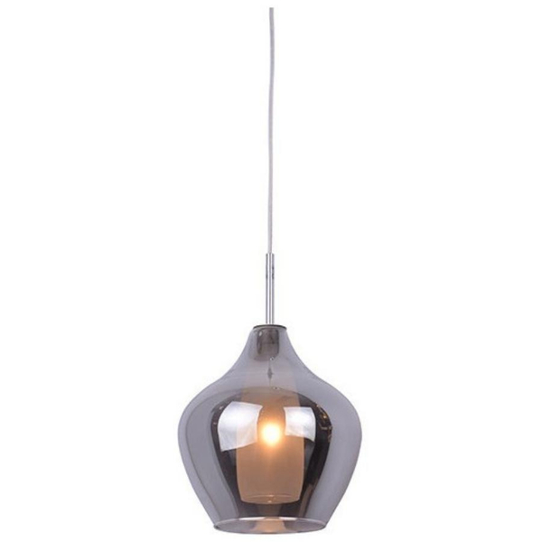 Wisząca lampa Amber Milano AZ2148 Azzardo szklany zwis chrom