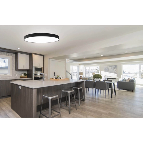 Plafoniera LAMPA sufitowa NUNGO 8432 Shilo metalowa OPRAWA plafon LED 11W 4000K okrągły czarny