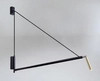 Ścienna LAMPA minimalistyczna NURH 9515 Shilo loftowy kinkiet metalowa tuba mosiądz