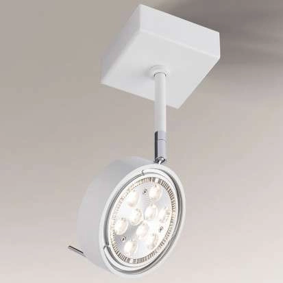 LAMPA sufitowa FUSSA 7226 Shilo metalowa OPRAWA regulowana SPOT jerry biały