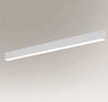LAMPA sufitowa NUMATA 1963 Shilo metalowa OPRAWA plafoniera liniowa LED 16W 3000K listwa biała