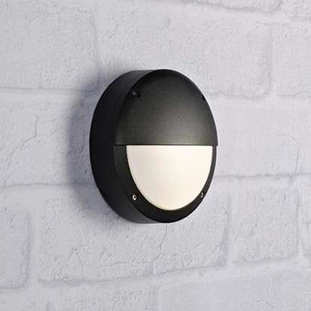 Zewnętrzna LAMPA ścienna HERO 106519 Markslojd elewacyjna OPRAWA kinkiet LED 9W 3000K IP44 outdoor okrągły czarny