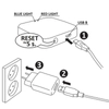 Bramka sterująca Tuya Smart Wifi 317476 zasilacz i kabel USB zestaw biała