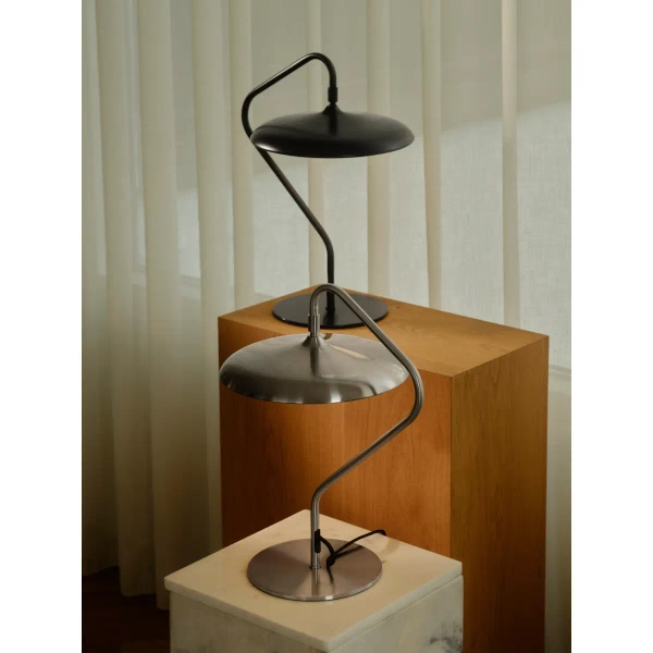Ledowa stołowa lampa Artist 2520035034 LED 15W 3000K metalowy srebrny