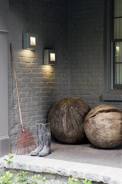 Oprawa naścienna HK-LUNA-S-SK Hinkley LED 7W elewacyjna czarna