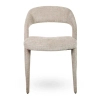 Tapicerowane krzesło KOS MM1501100299 beżowe taupe tkanina 45cm