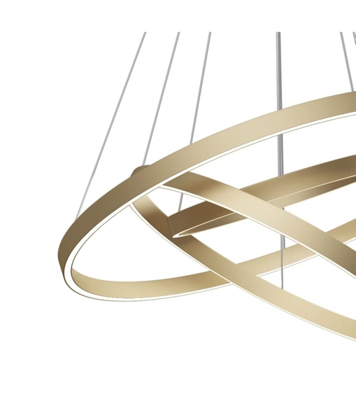 Wisząca lampa pierścienie Rim MOD058PL-L100BS3K Maytoni LED 115W 3000W mosiądz
