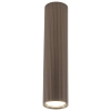 Nowoczesna sufitowa lampa Tube 11029 tuba żebrowana brązowy
