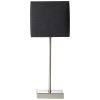 Stołowa lampa z abazurem Aglae 94873/63 antracyt srebrny