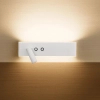 Minimalistyczny kinkiet Resort ML1569 LED 10W+3W 4000K biały