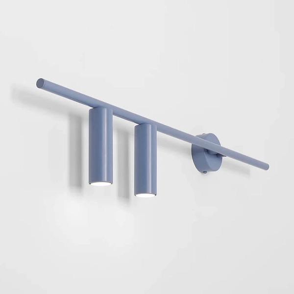 Ścienny kinkiet podłużny Trevo 1104D16 Aldex tuby niebieskie