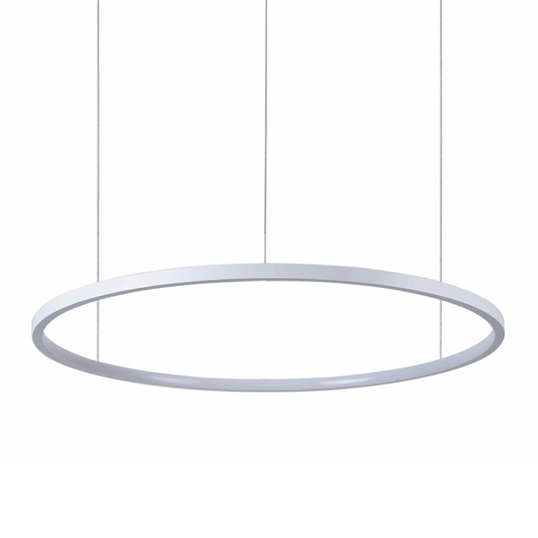 Okrągła lampa zwis Vinola PND-56135B-080RPP-WH-3KS4K-TRDIMM Italux LED 48W 3000-4000K biała