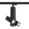 LAMPA sufitowa MITSUMA 7994 Shilo metalowa OPRAWA prostokątny spot regulowany do systemu szynowego czarny