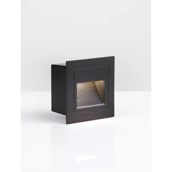 Elewacyjna lampa wpust NORVEZO LE75323 LED 3W 3000K IP65 biała czarna