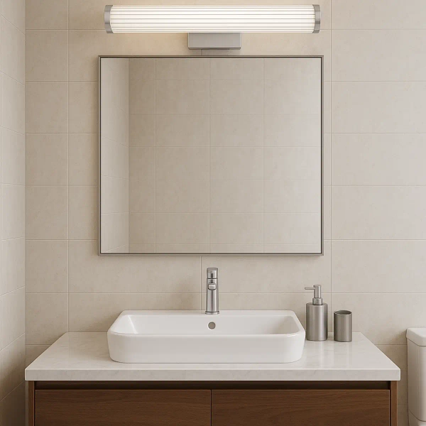 Ledowy kinkiet łazienkowy VENA LP-1010/1W-45 CH LED 8W CCT IP44 chrom