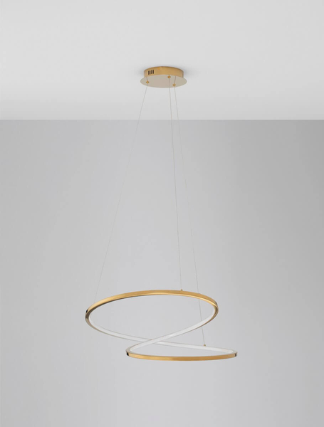 Stylowa lampa wisząca CELAYA LE42761 nad stół LED 40W 3000K złota