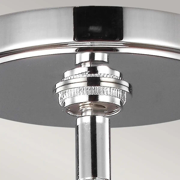 LAMPA sufitowa FE-PAULSON-MP Elstead FEISS metalowa OPRAWA plafon industrialny IP44 polerowany chrom przezroczysty