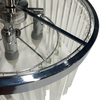 Plafon LAMPA sufitowa VETRO LP-2910/4C Light Prestige okrągła OPRAWA glamour z kryształkami crystals przezroczysty chrom