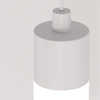 Loftowa wisząca lampa Ray P022PL-L10W LED 10W 3000K zwis biały