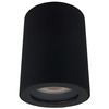 Natynkowa LAMPA sufitowa FARO LP-6510/1SM BK Light Prestige metalowa OPRAWA tuba downlight IP65 czarna