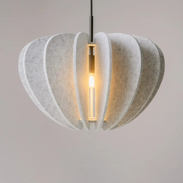 Salonowa lampa wisząca Cambio MOD398PL-01S do sypialni nad stół szara