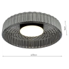 Ledowa lampa sufitowa Leena LEE5222 LED 16W 2700K okrągły przydymiony