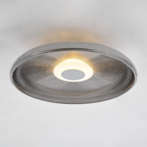 Szklany plafon do salonu Ansel ANS5222 LED 16W 3000K chrom