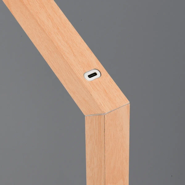 Drewniana lampa stołowa SKIP R55951135 LED 2W 3000K drewniany biały