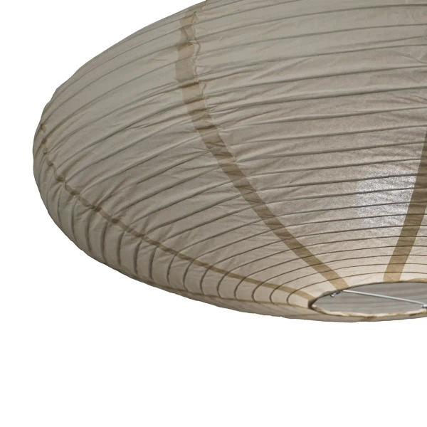Papierowy klosz do lampy Villo 60 2213253209 owalny beżowy
