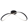 Sufitowa lampa ledowa Erda 19600C-BK Zumaline 45W 3000-6000K wstążka czarna