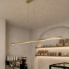 Liniowa lampa wisząca MERIDA 1752 złota LED 15W 3000-6000K CCT belka