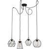 Wielopunktowa lampa wisząca loft Cubus 1646 TK Lighting czarna