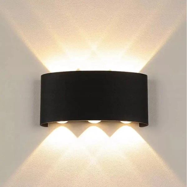 Elewacyjna lampa Clada CGCLADALED6W LED 6W 4500K góra-dół IP65 czarny