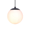 Pojedyncza lampa wisząca Savoy K-4920 biała czarna