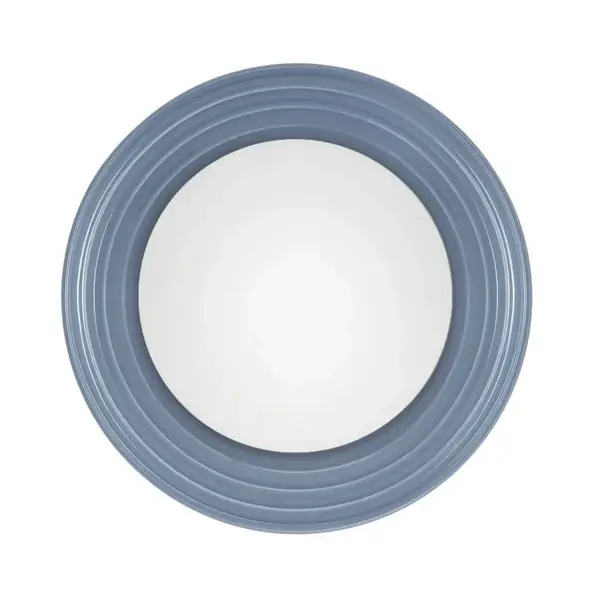 Porcelanowa lampa ścienna MALVANO LE45262 do salonu okrągła niebieska