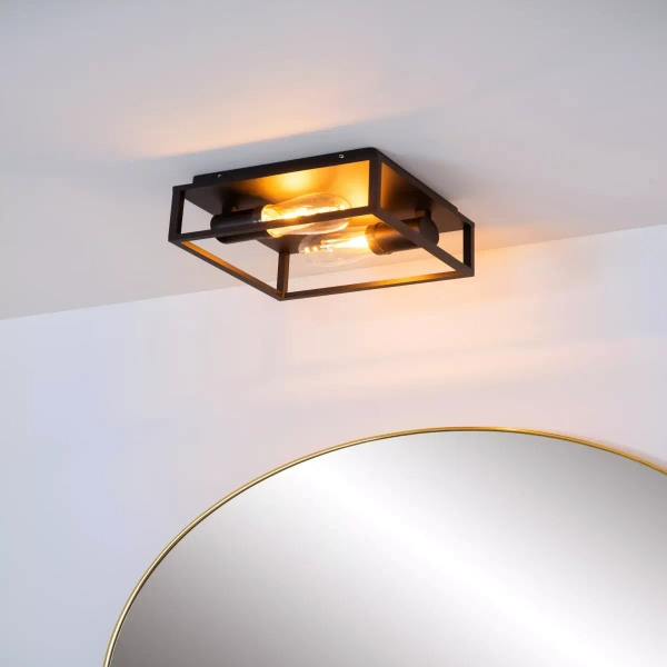 Sufitowa lampa na taras CARLYN 27100/02/30 Lucide IP54 czarny