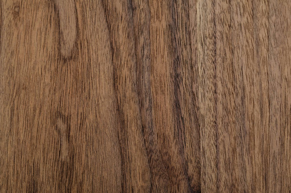 Okrągły stół GLAM WALNUT z drewnianym blatem orzech chrom