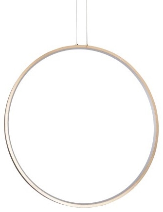 Lampa wisząca pierścień Massima AZ5256 LED 35W 3000K złoty
