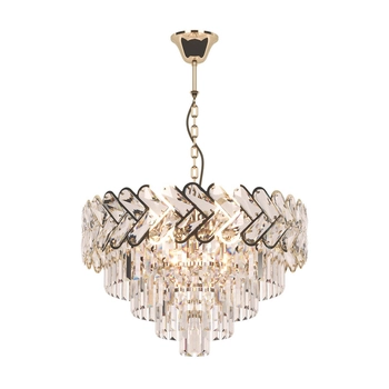 Luksusowy żyrandol kryształowy Toscana K-8171 Kaja do jadalni złoty OUTLET