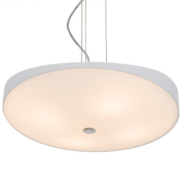 Biała lampa wisząca Campana AZ0566 Azzardo do przedpokoju biała