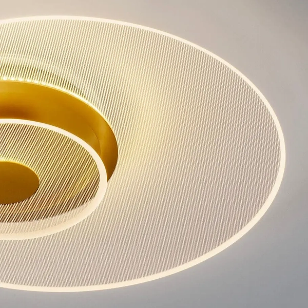 Lampa sufitowa HUARAL LE44442 LED 29W 3000K dyski przezroczysta złota