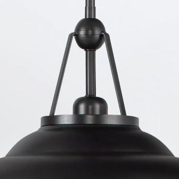 Wisząca lampa nad wyspę Palmetto QN-PALMETTO-P-M-UBZ do kuchni czarny