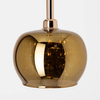 Lampa salonowa wisząca Crystal P0076-01A-F7HF Zumaline kryształowa złota